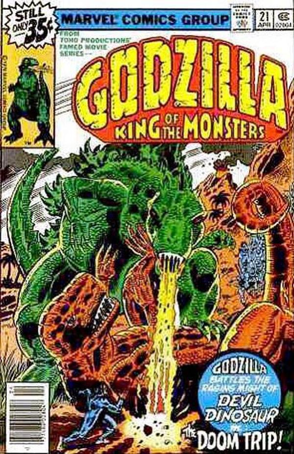 Godzilla #21 cover