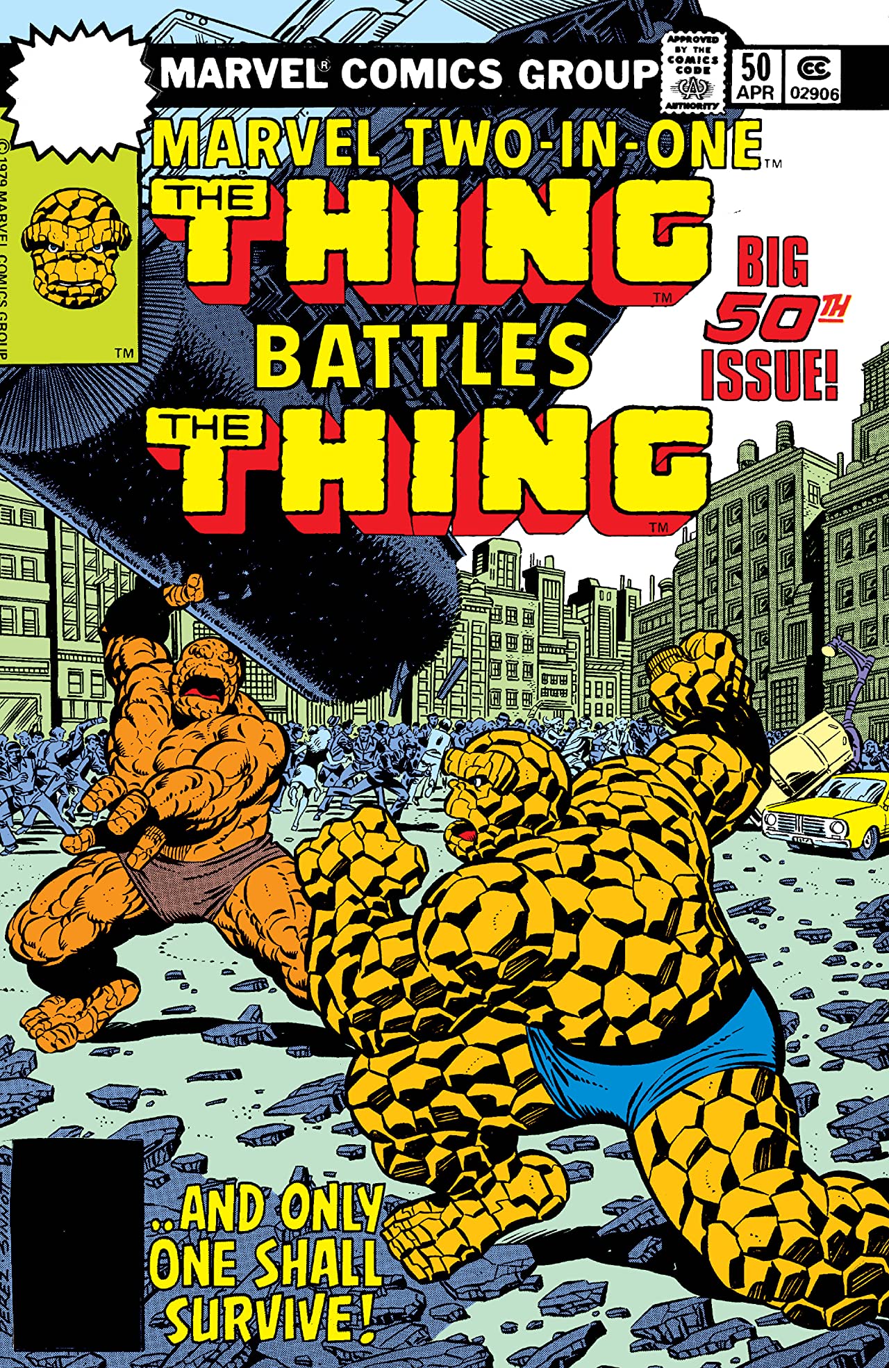 Marvel Two-in-One #50 cover