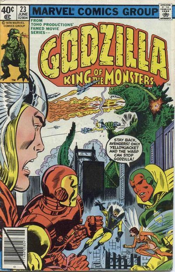 Godzilla #23 cover