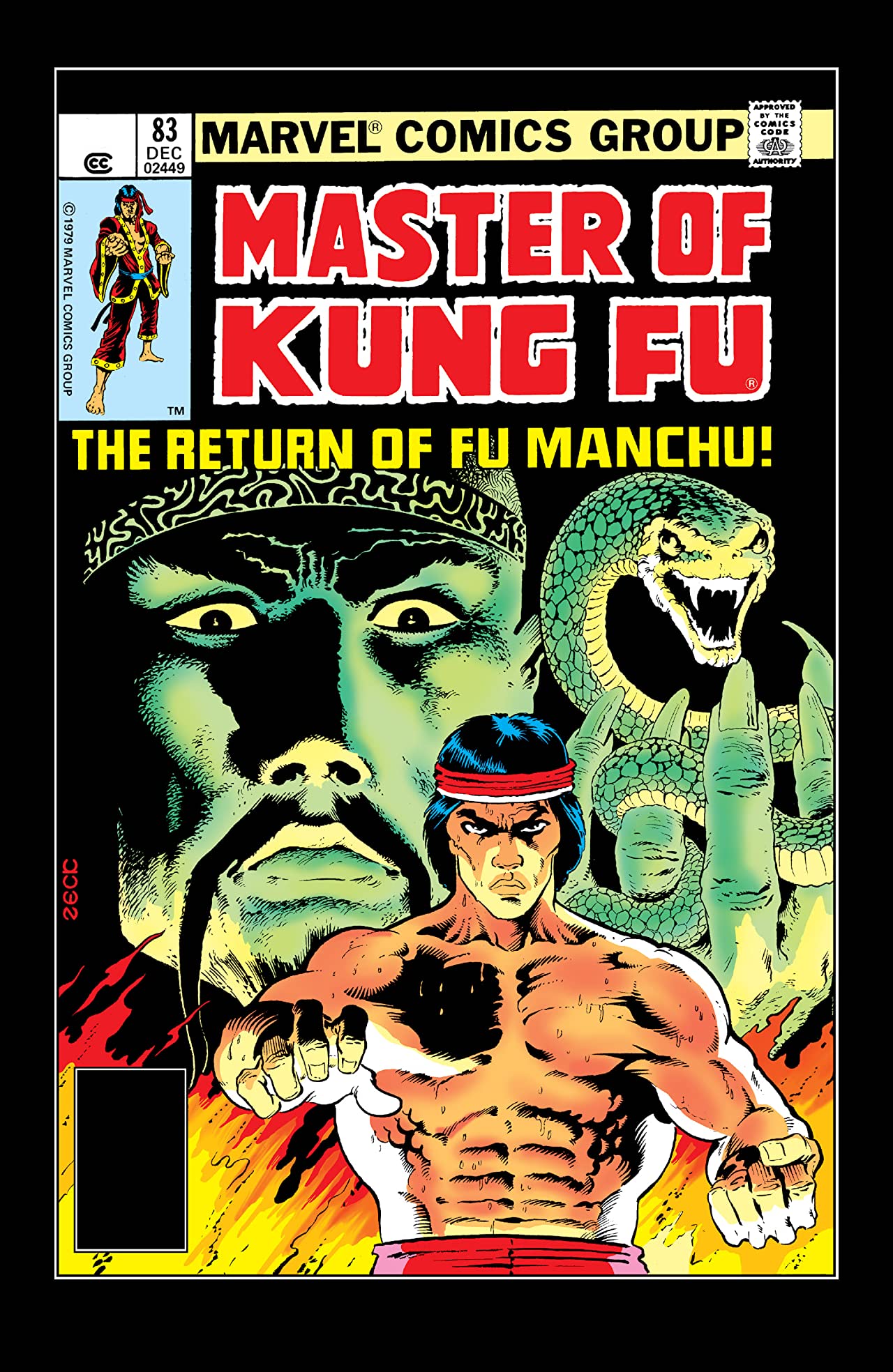 Master of Kung Fu #83 cover