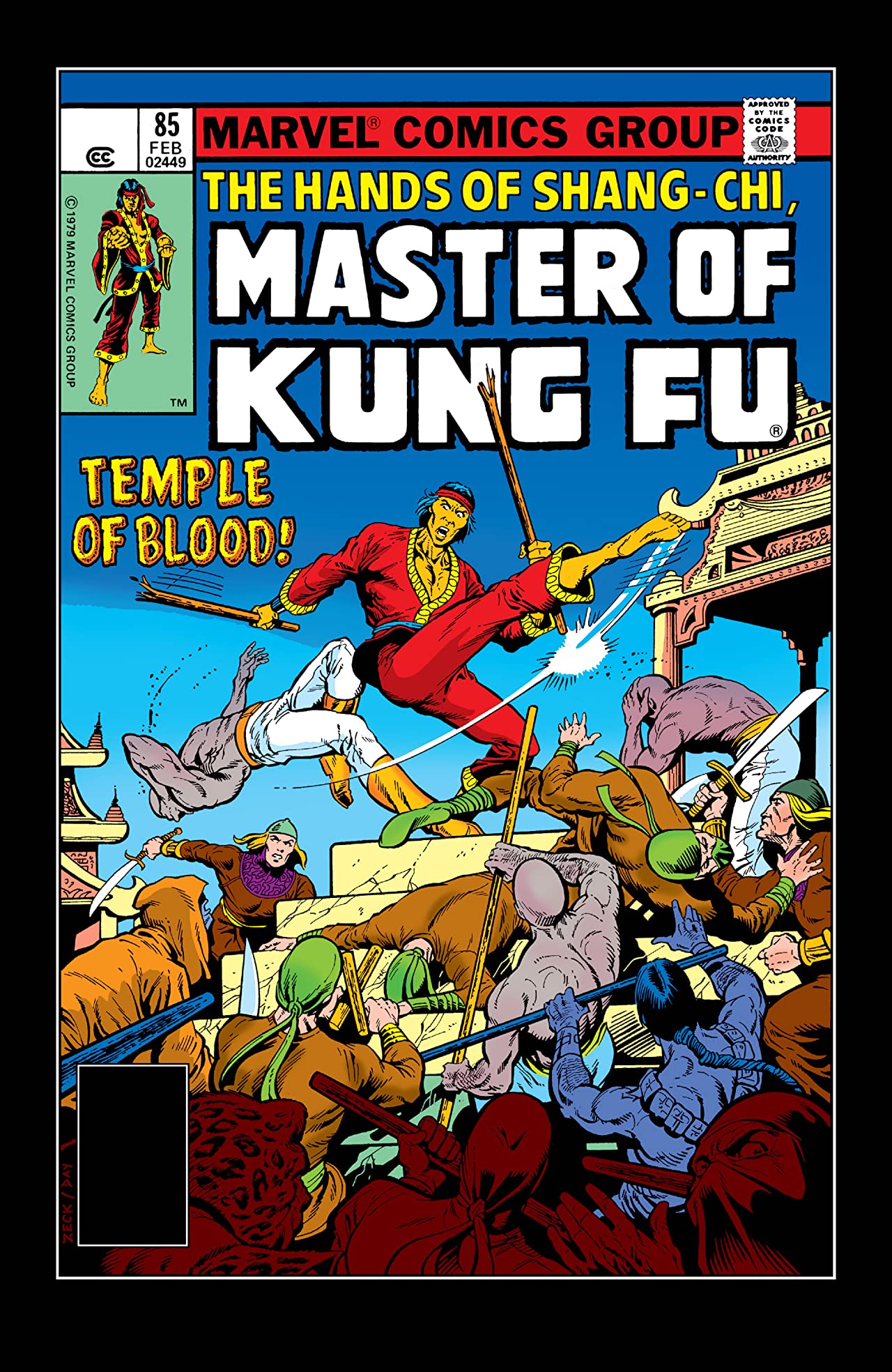 Master of Kung Fu #85 cover
