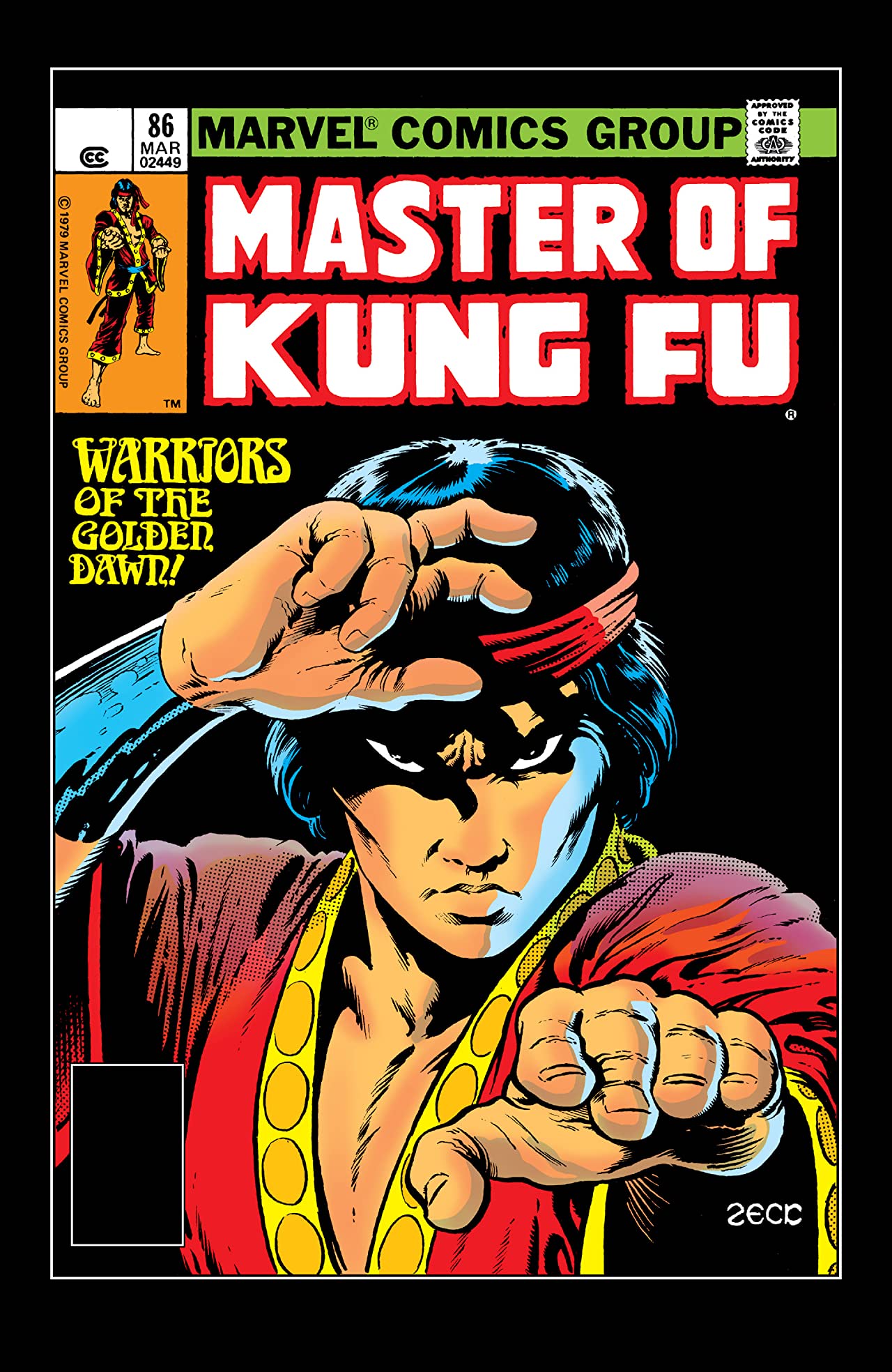 Master of Kung Fu #86 cover