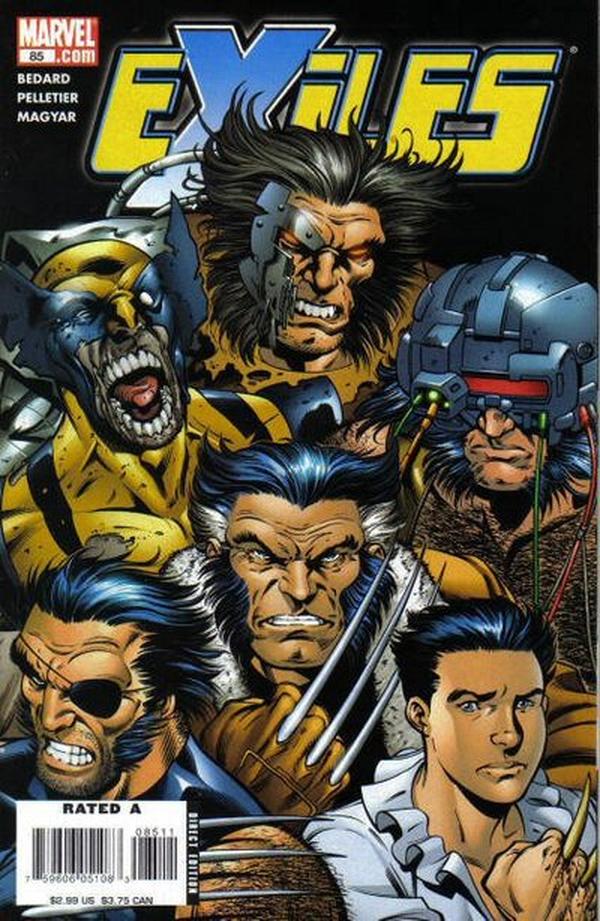 Exiles #85 cover