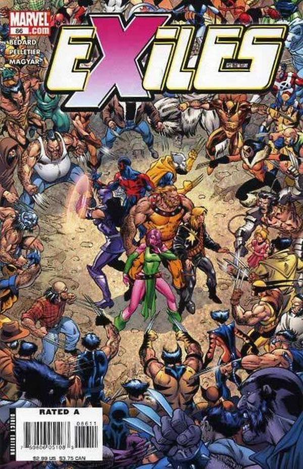 Exiles #86 cover