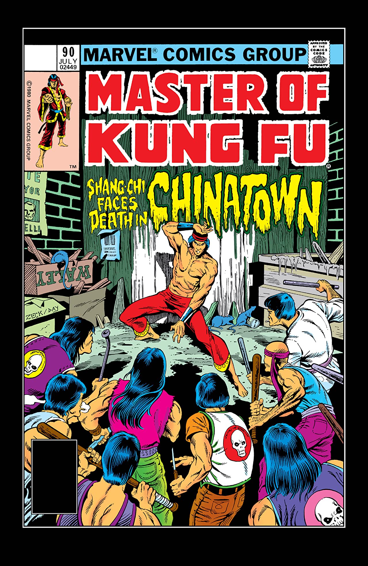 Master of Kung Fu #90 cover