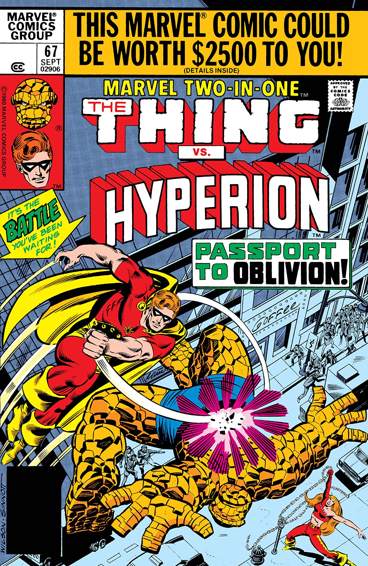 Marvel Two-in-One #67 cover