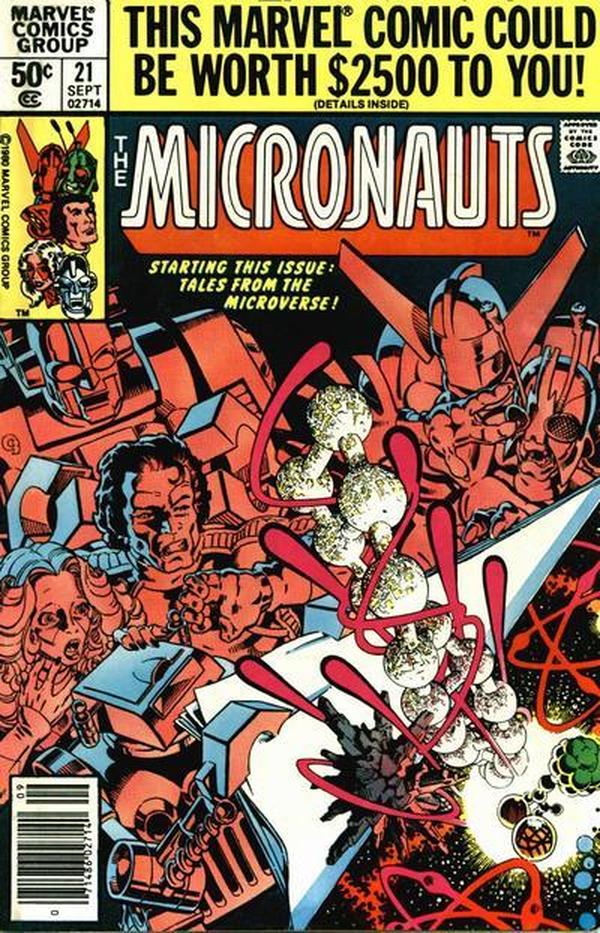Micronauts #21 cover