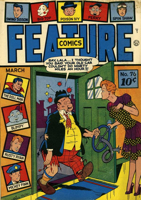 Feature Comics #76 cover
