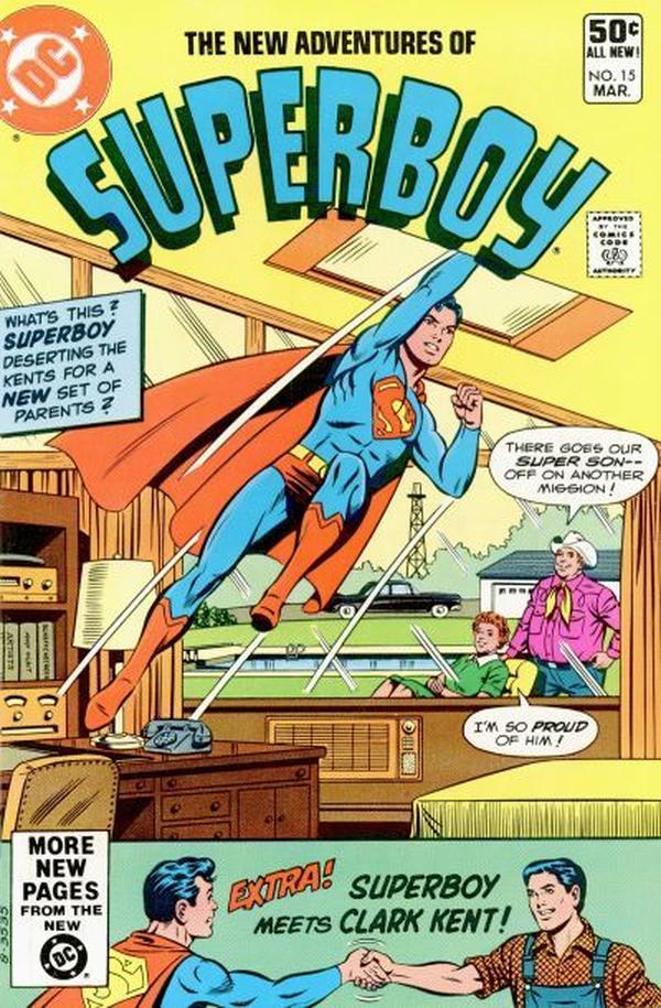 The New Adventures of Superboy #15 cover