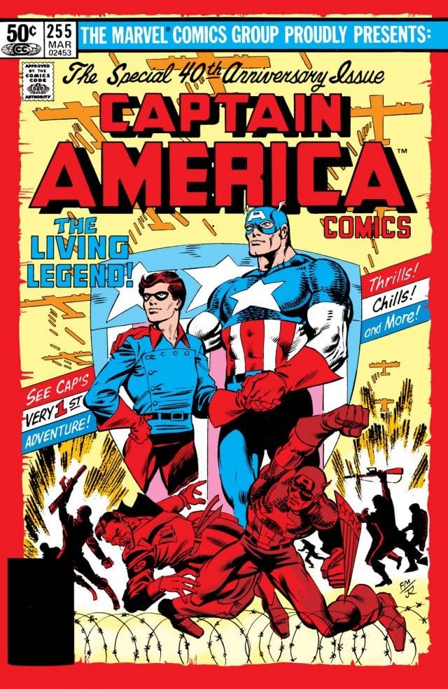 Captain America #255 cover