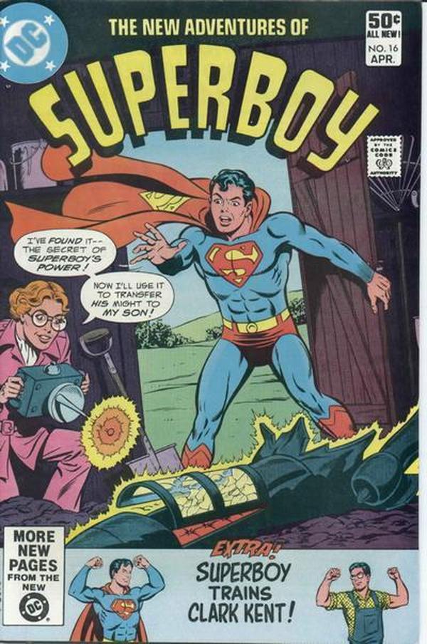 The New Adventures of Superboy #16 cover