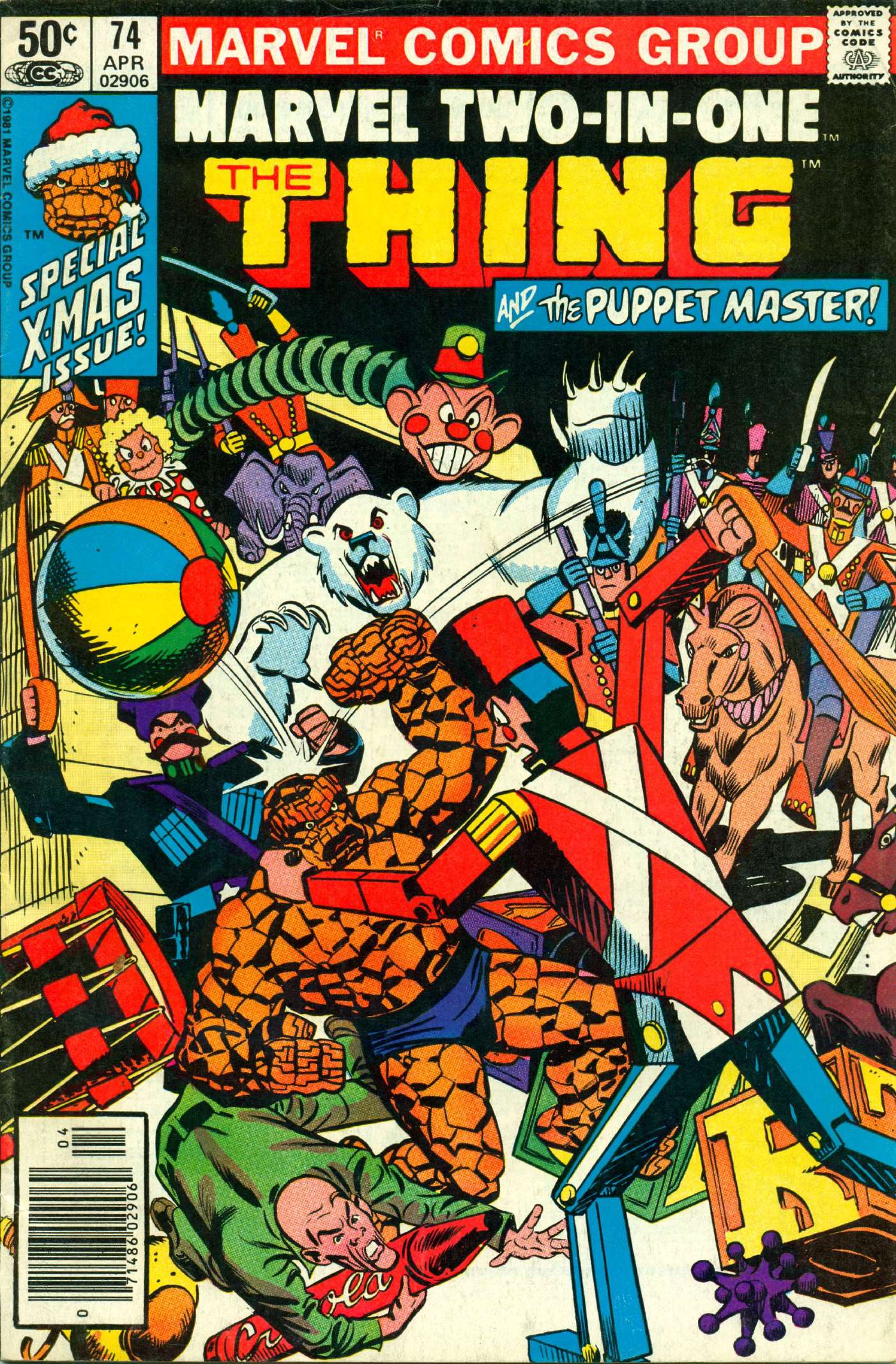 Marvel Two-in-One #74 cover