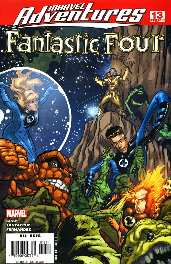 Marvel Adventures Fantastic Four #13 cover