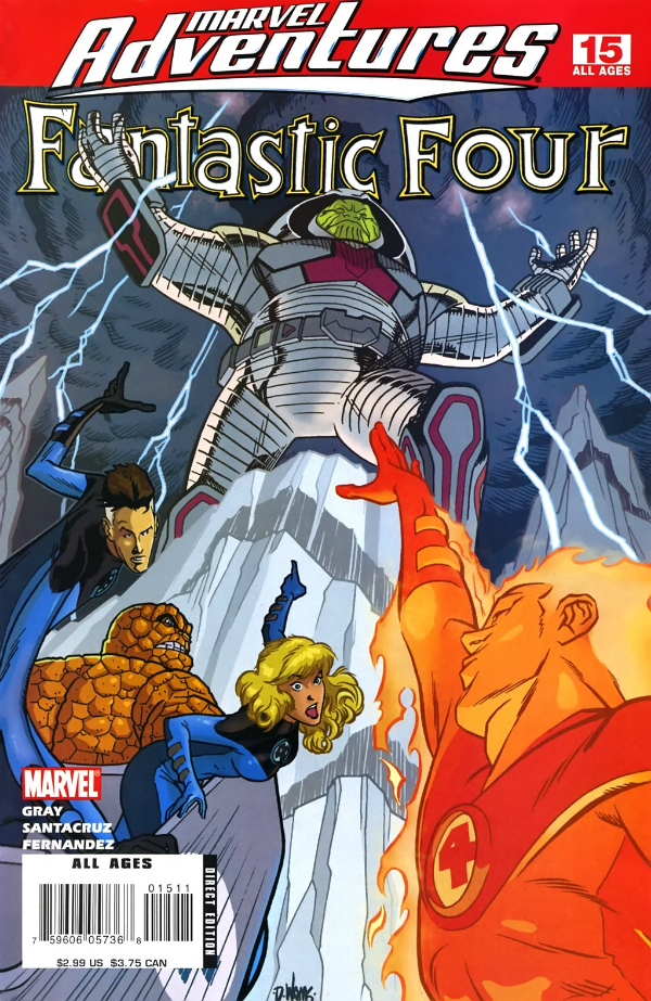 Marvel Adventures Fantastic Four #15 cover
