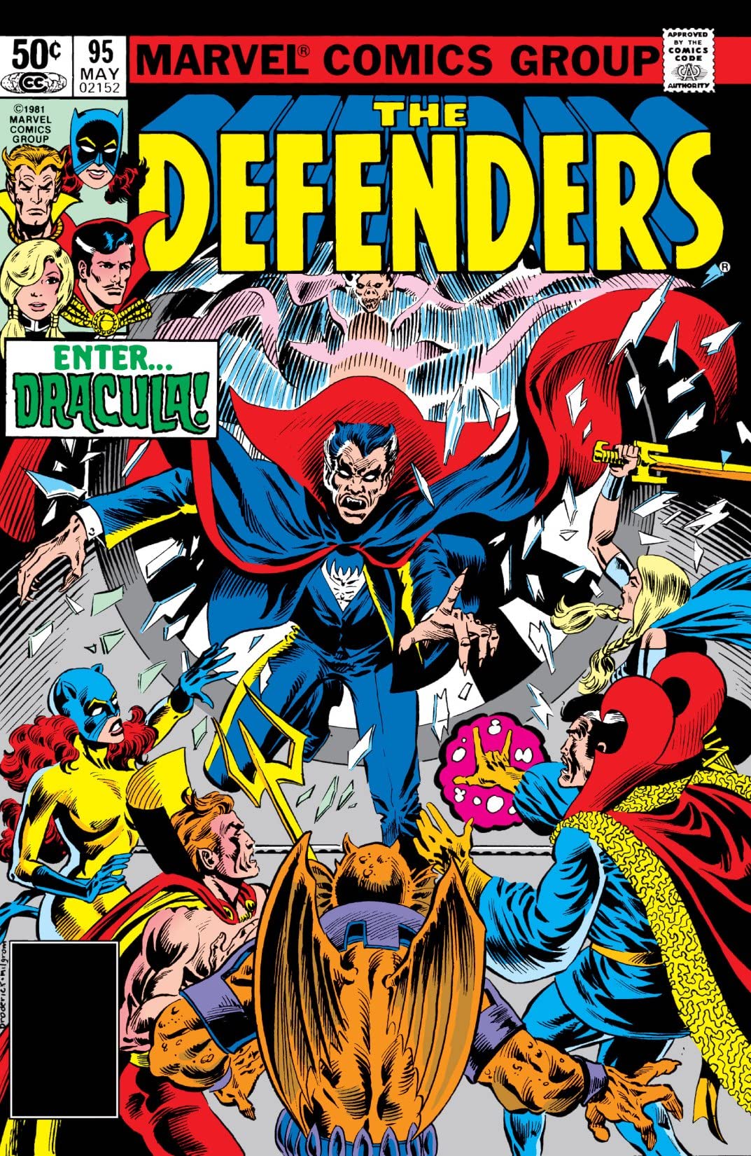 The Defenders #95 cover