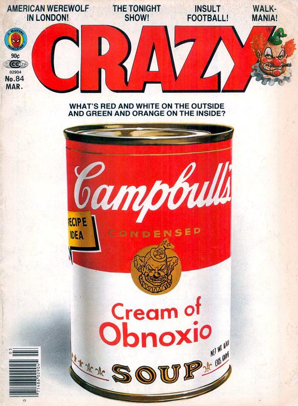 Crazy Magazine #84 cover