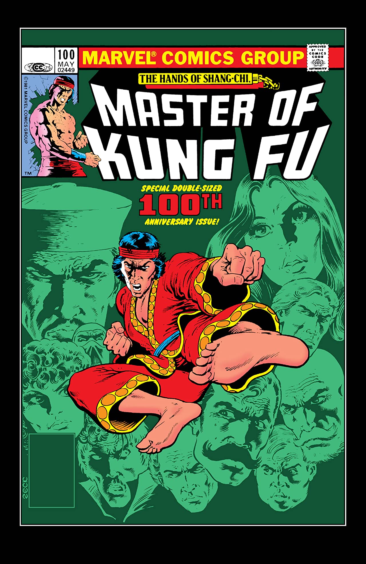 Master of Kung Fu #100 cover