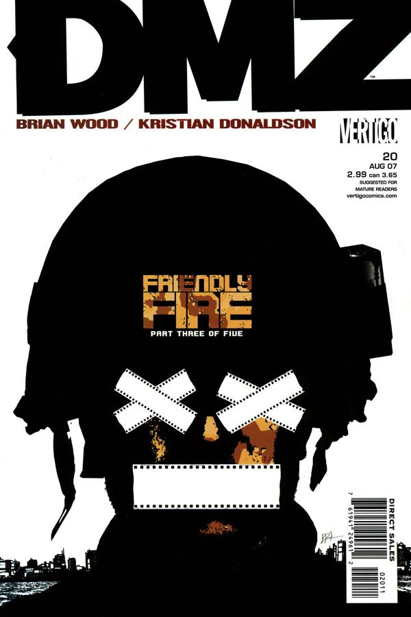 DMZ #20 cover
