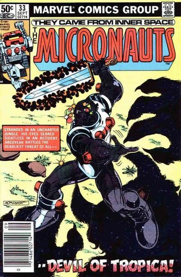 Micronauts #33 cover
