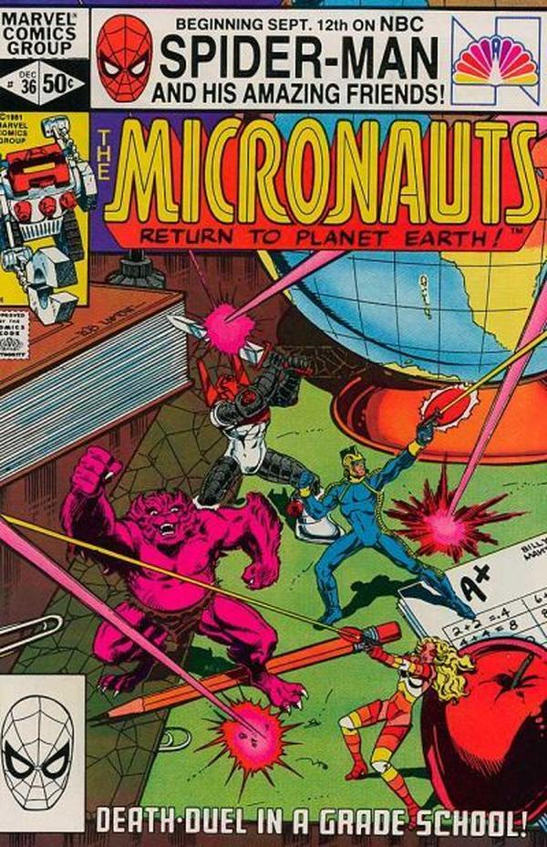 Micronauts #36 cover