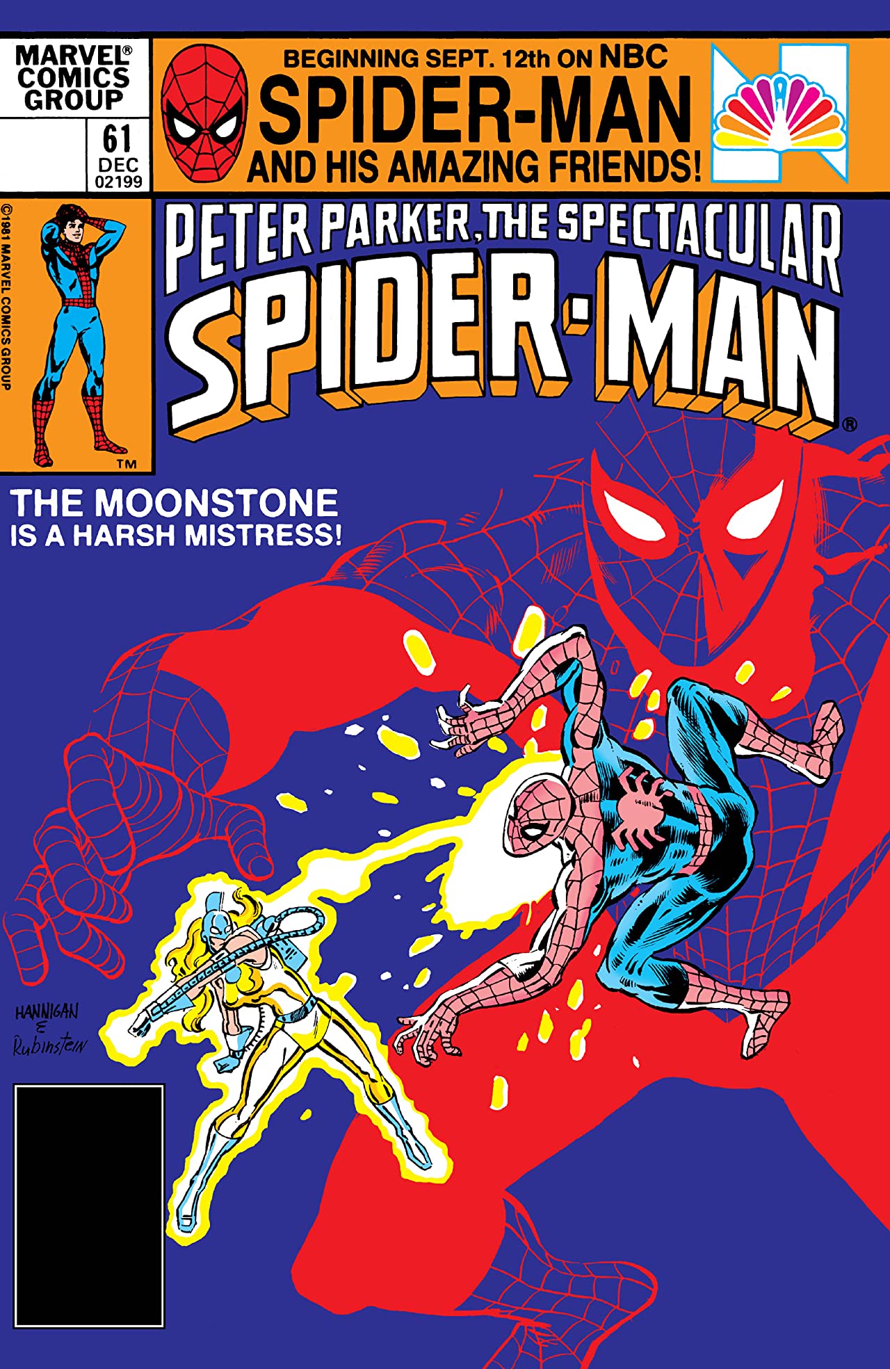 The Spectacular Spider-Man #61 cover