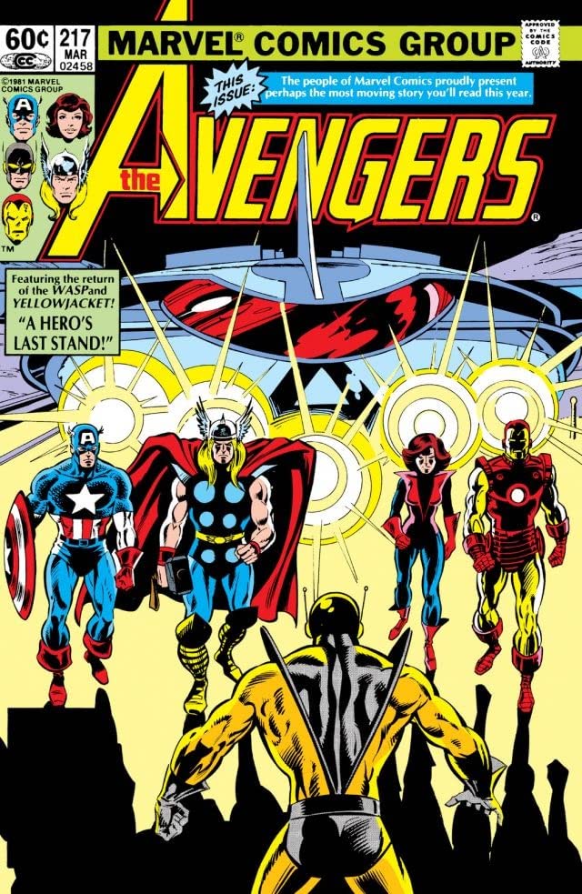 The Avengers #217 cover