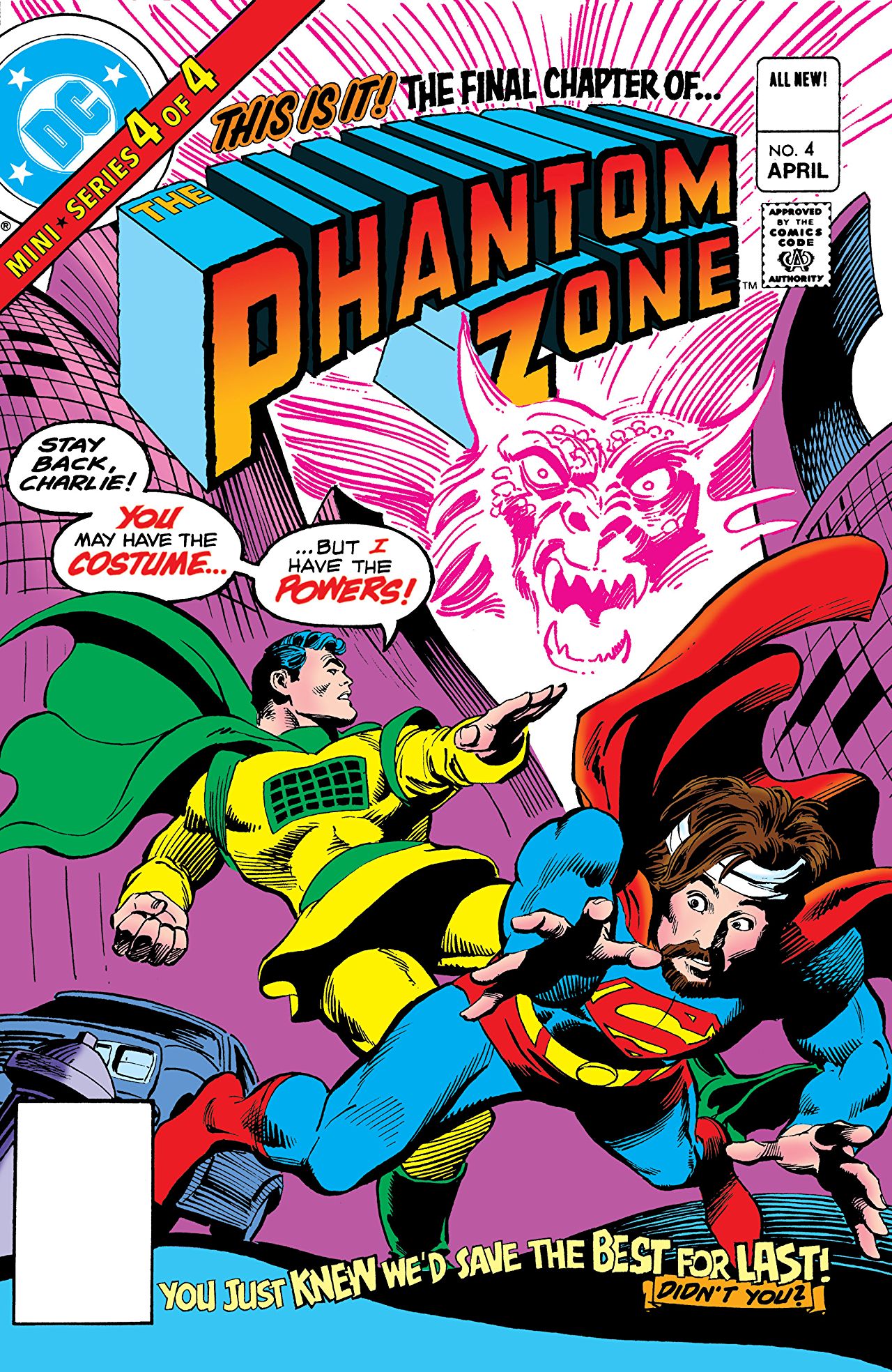The Phantom Zone #4 cover