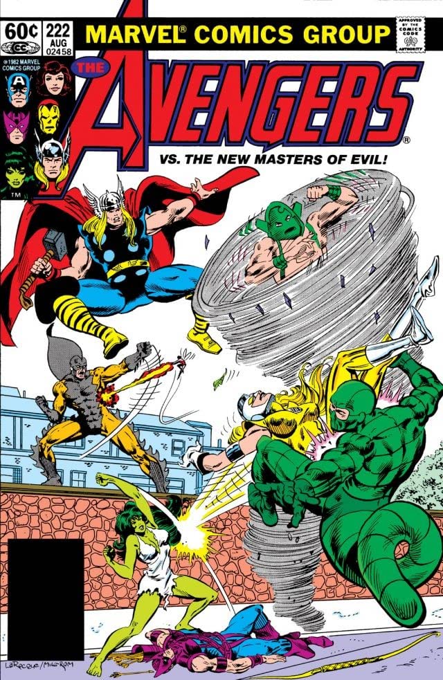The Avengers #222 cover