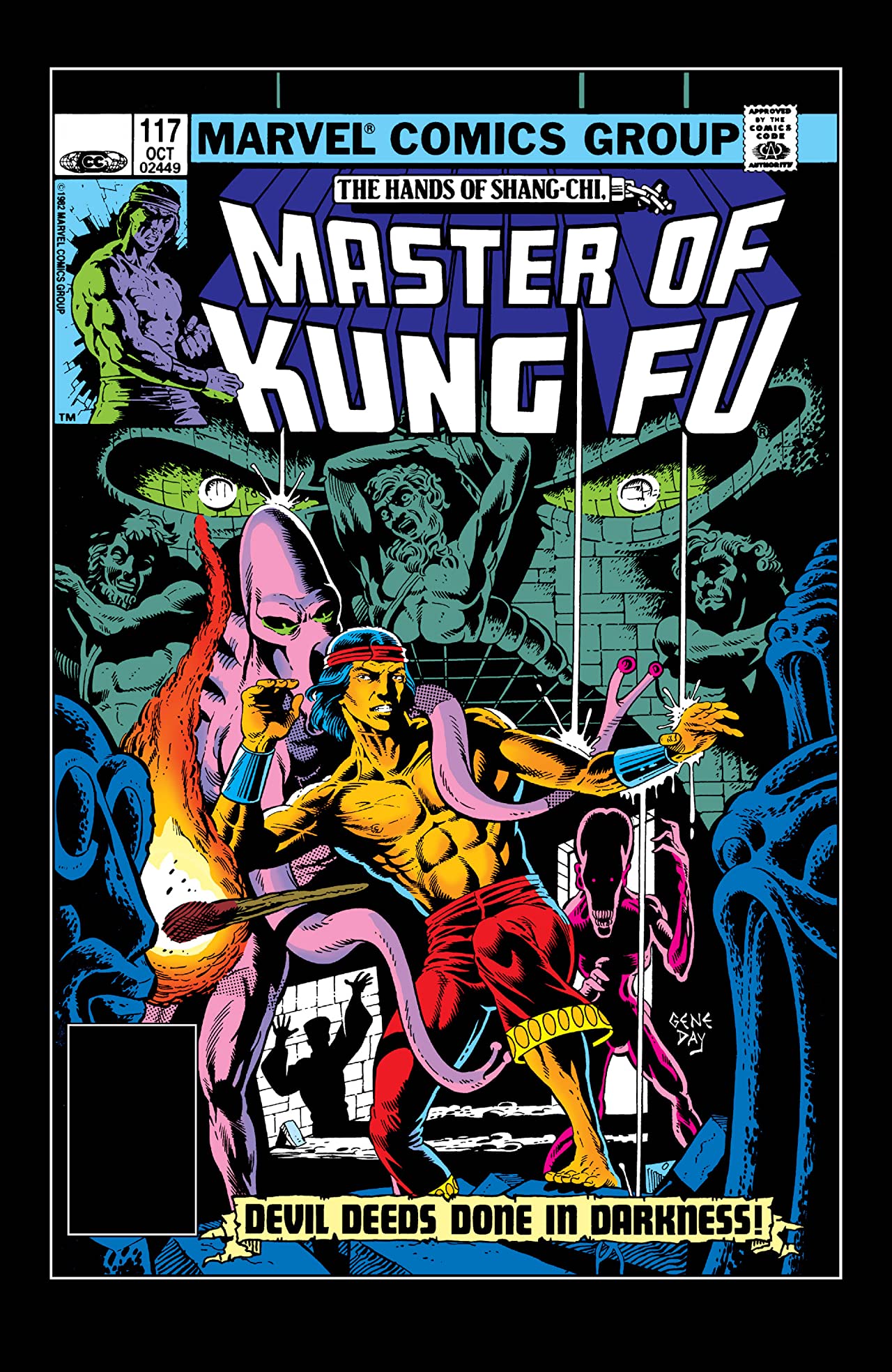 Master of Kung Fu #117 cover
