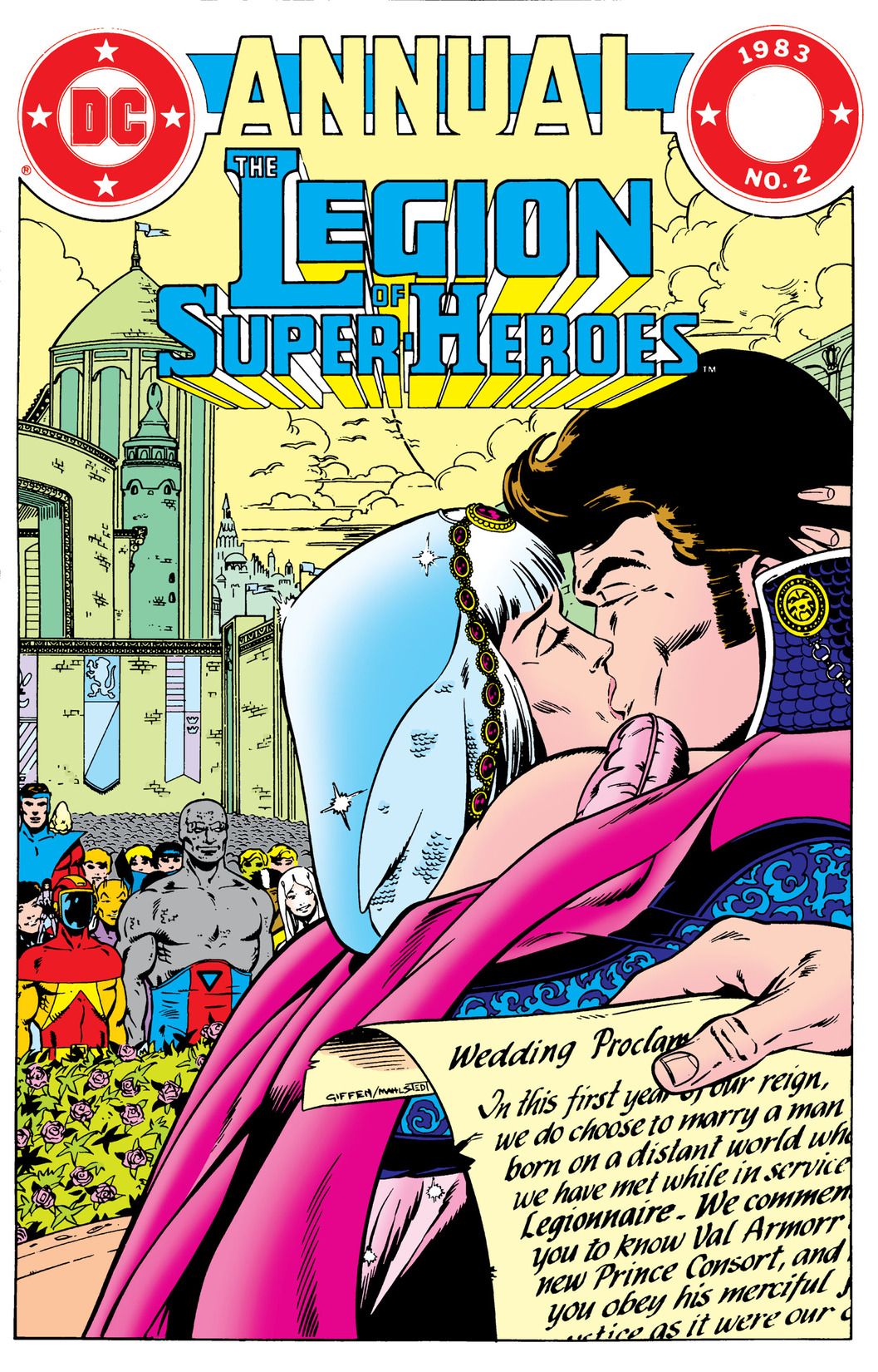 The Legion of Super-Heroes Annual #2 cover