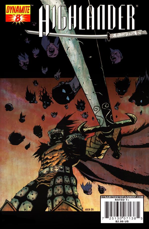 Highlander #8 cover