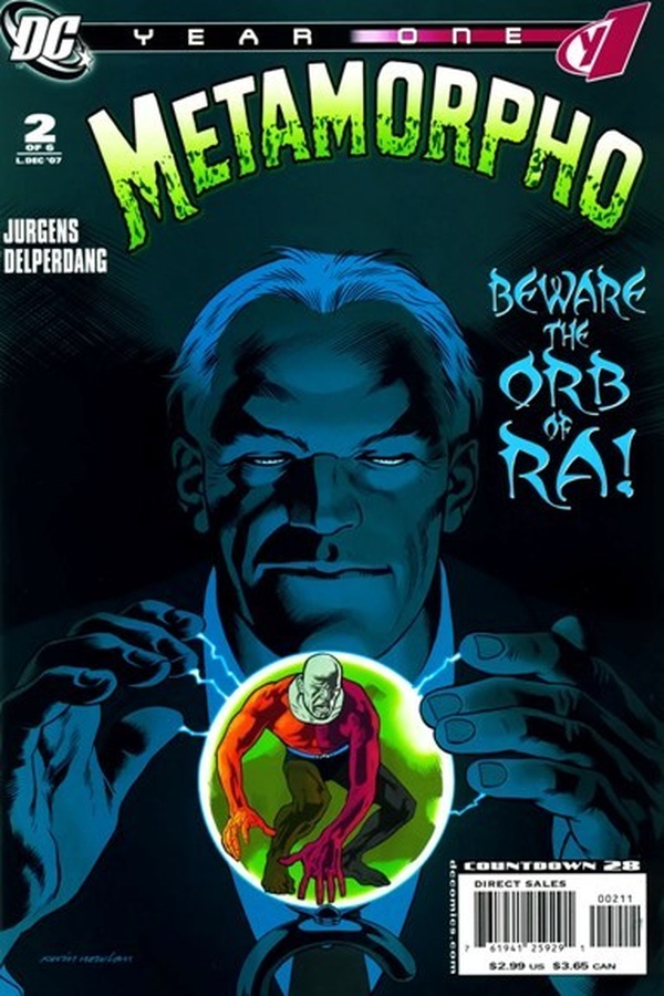 Metamorpho: Year One #2 cover