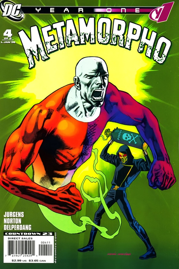 Metamorpho: Year One #4 cover