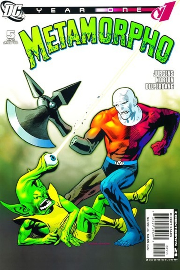 Metamorpho: Year One #5 cover