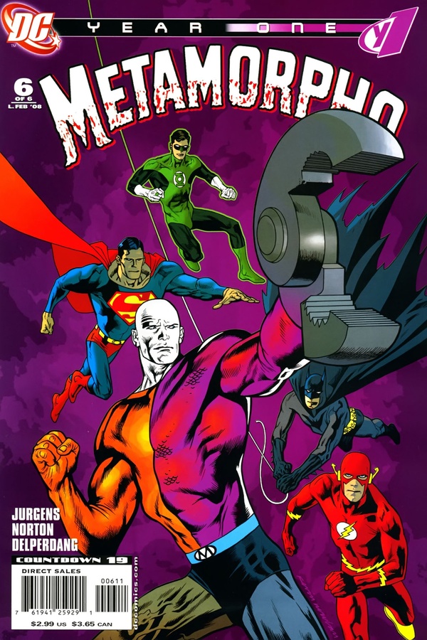Metamorpho: Year One #6 cover