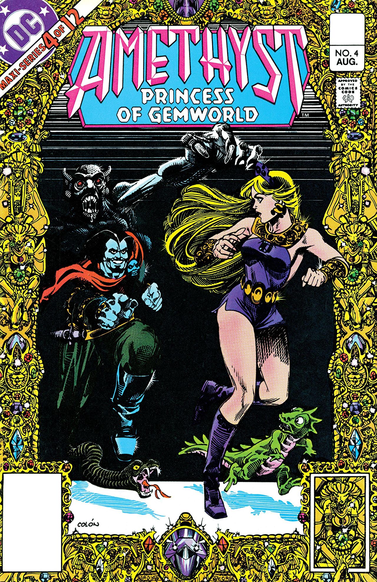 Amethyst, Princess of Gemworld #4 cover