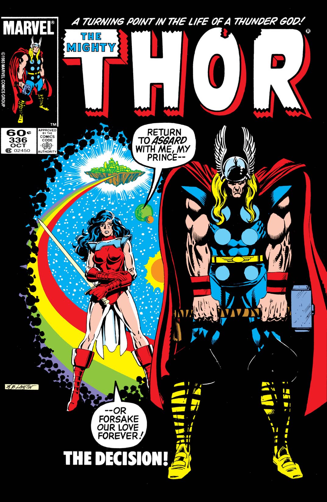 Thor #336 cover