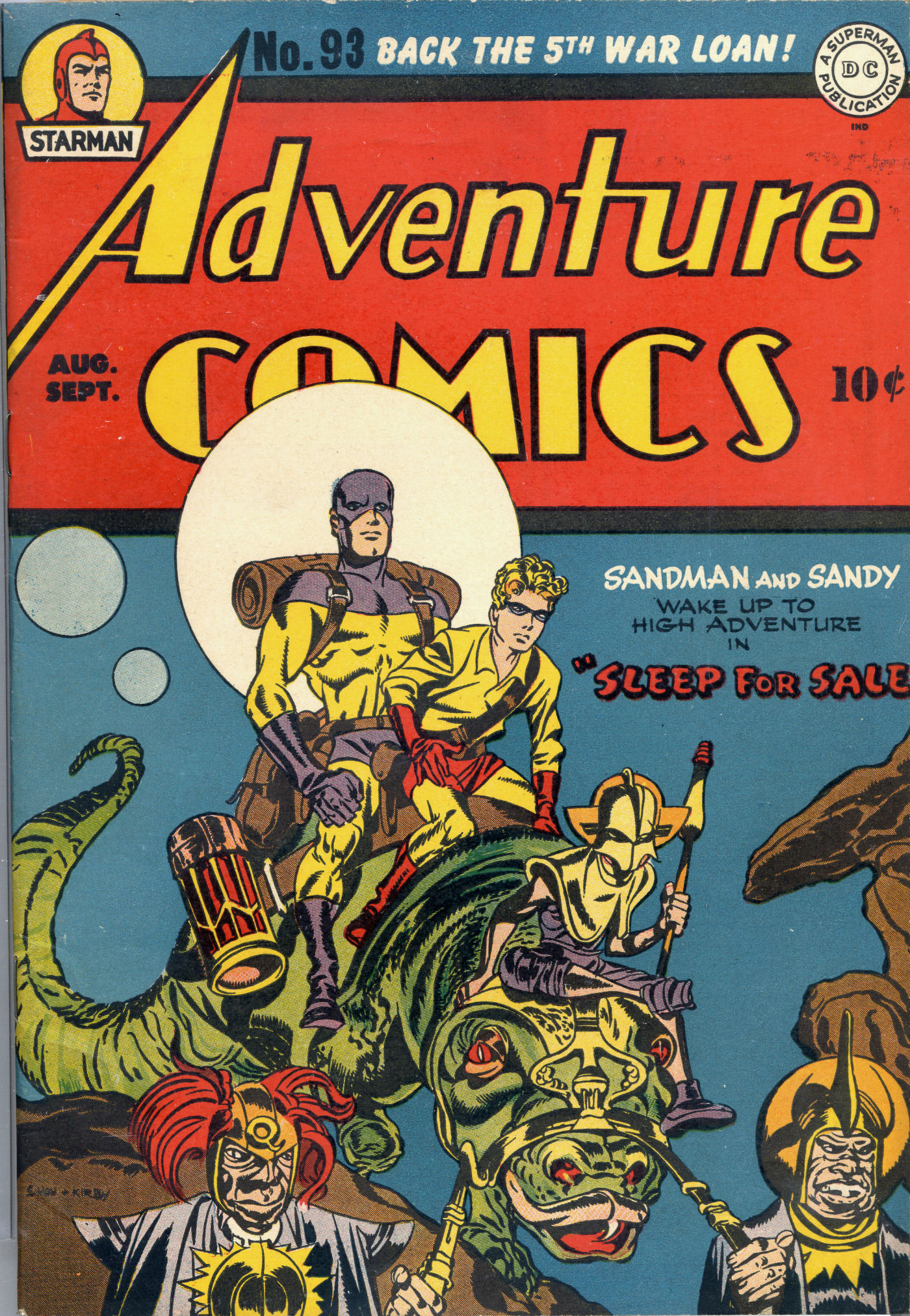 Adventure Comics #93 cover