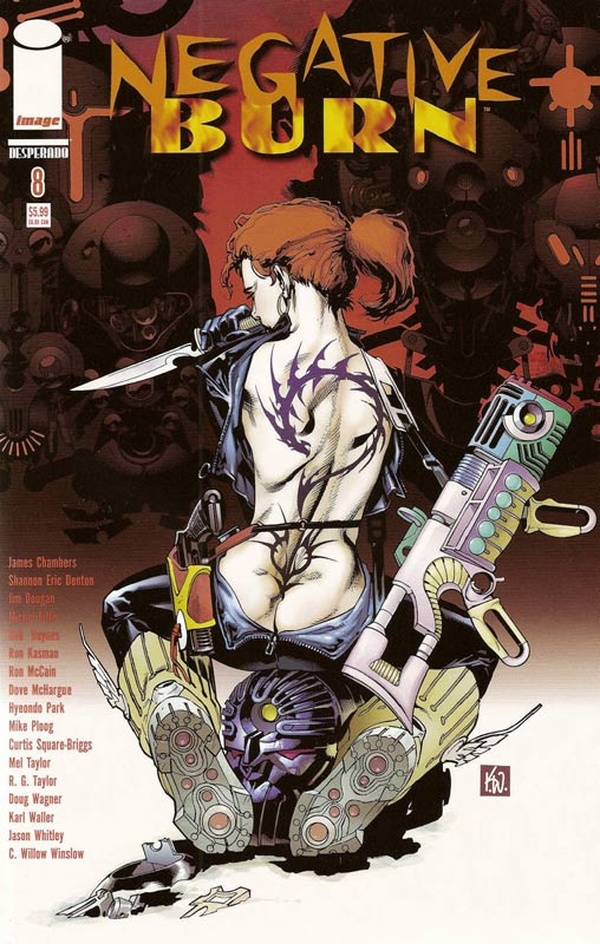 Negative Burn #8 cover