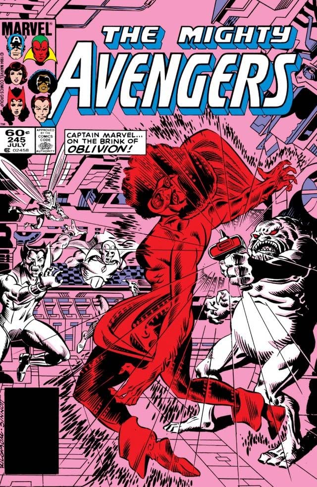 The Avengers #245 cover
