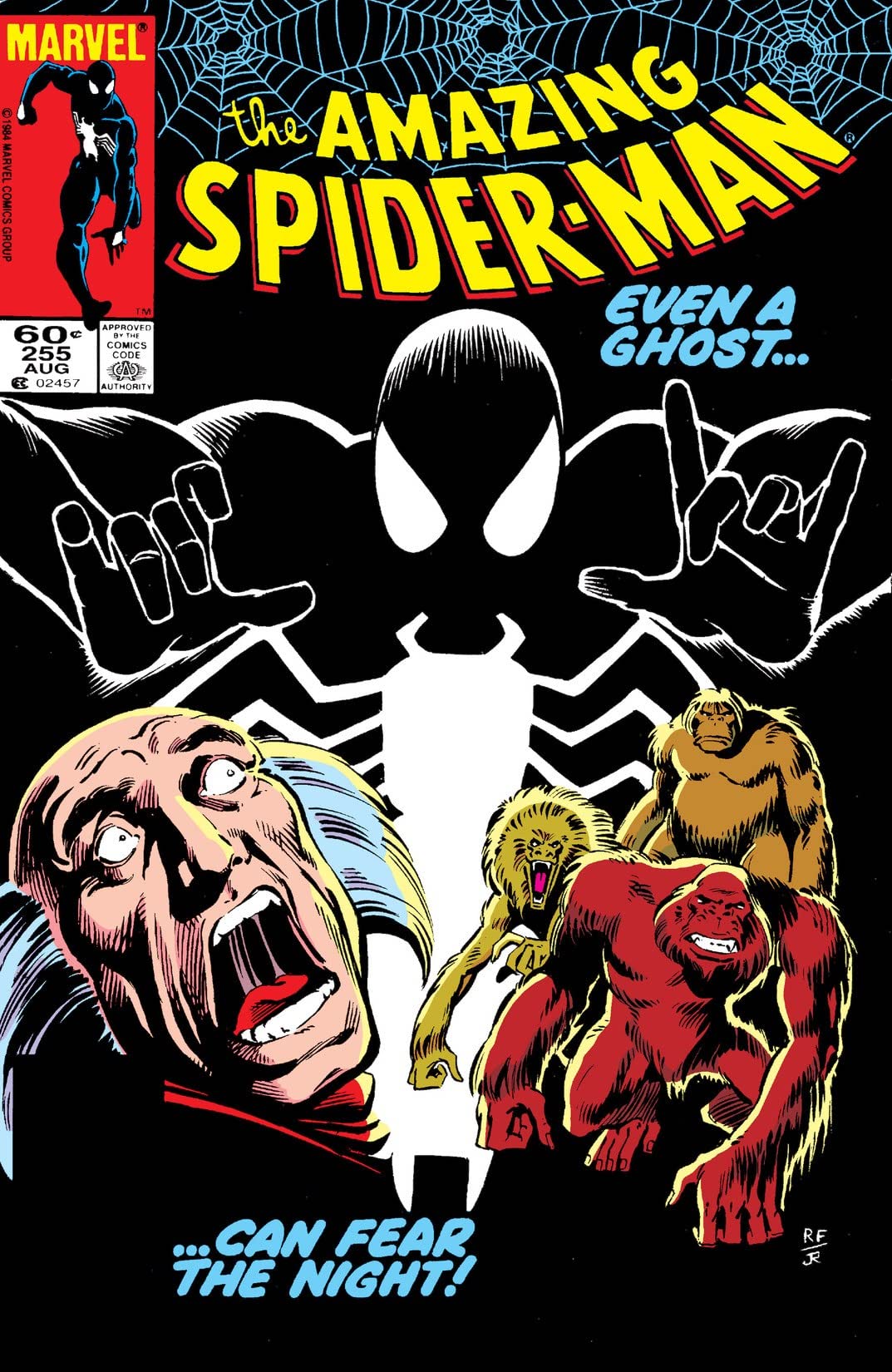 The Amazing Spider-Man #255 cover
