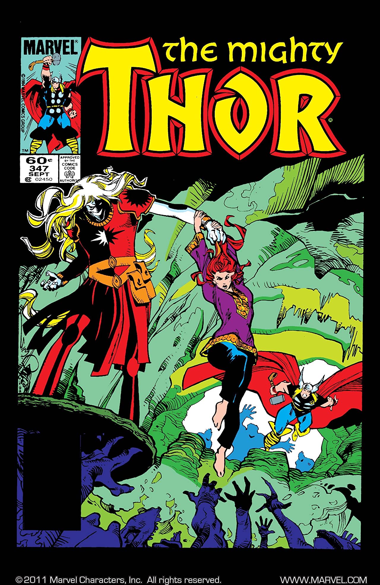 Thor #347 cover