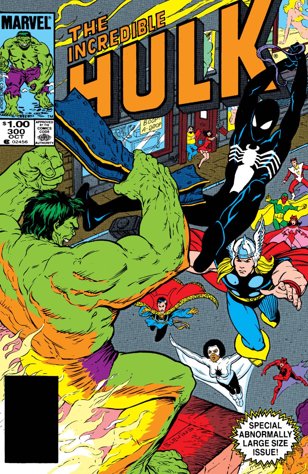 The Incredible Hulk #300 cover