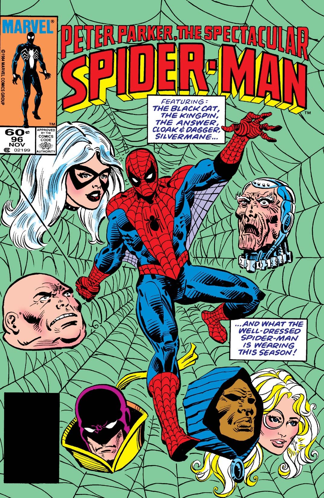 The Spectacular Spider-Man #96 cover