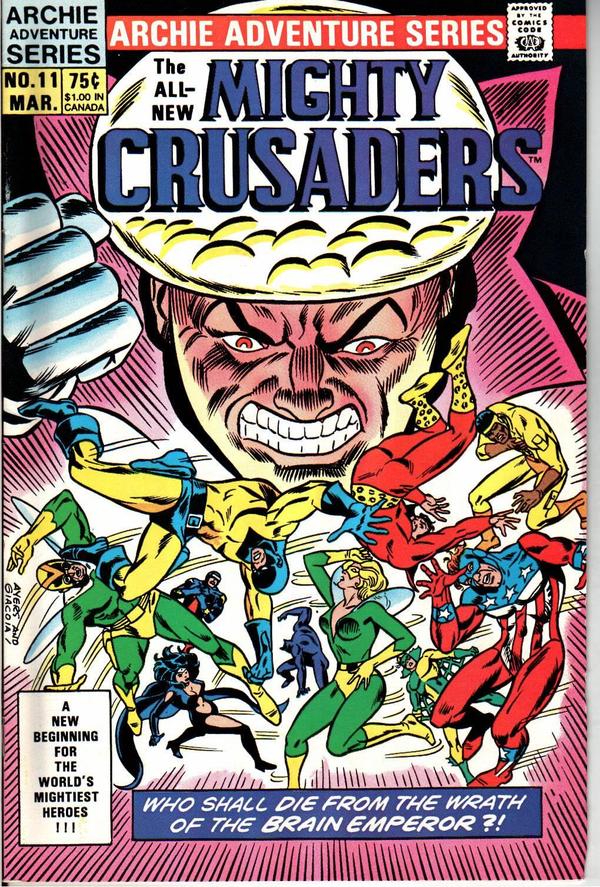 The Mighty Crusaders #11 cover