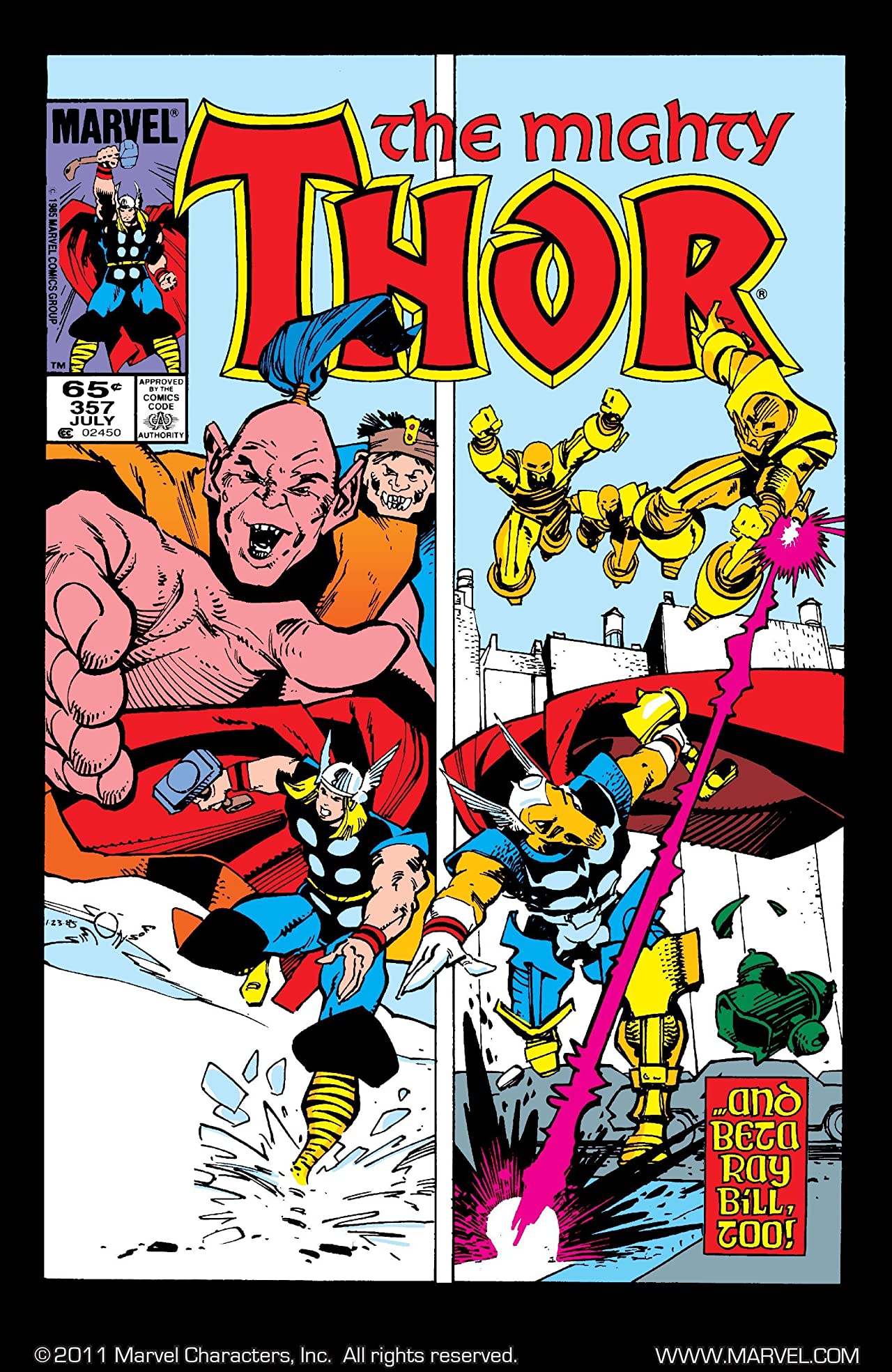 Thor #357 cover