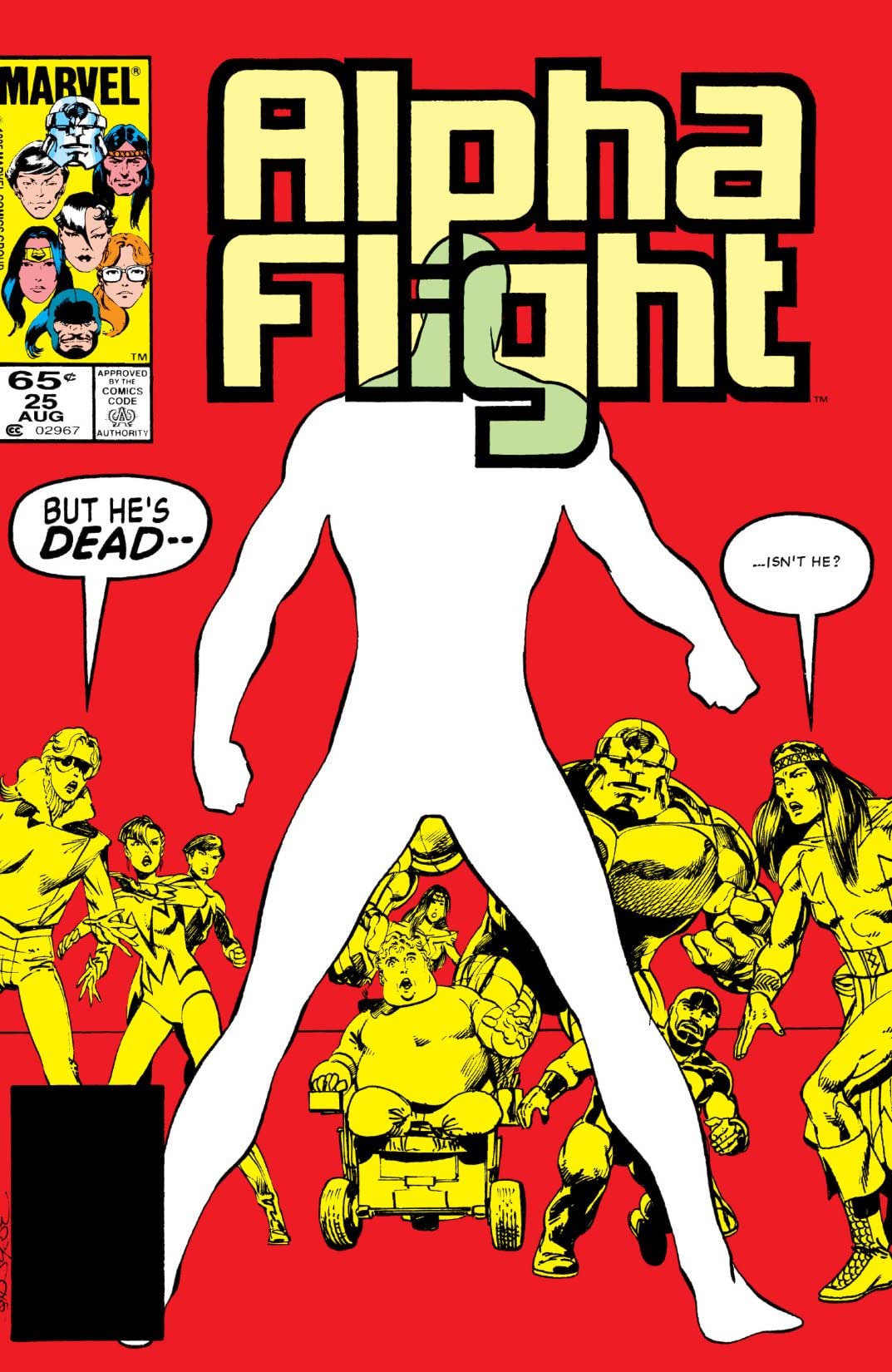 Alpha Flight #25 cover