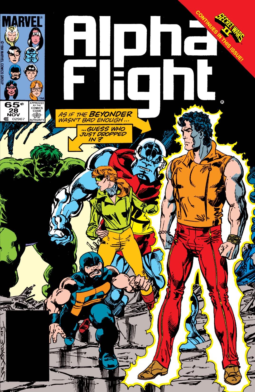Alpha Flight #28 cover