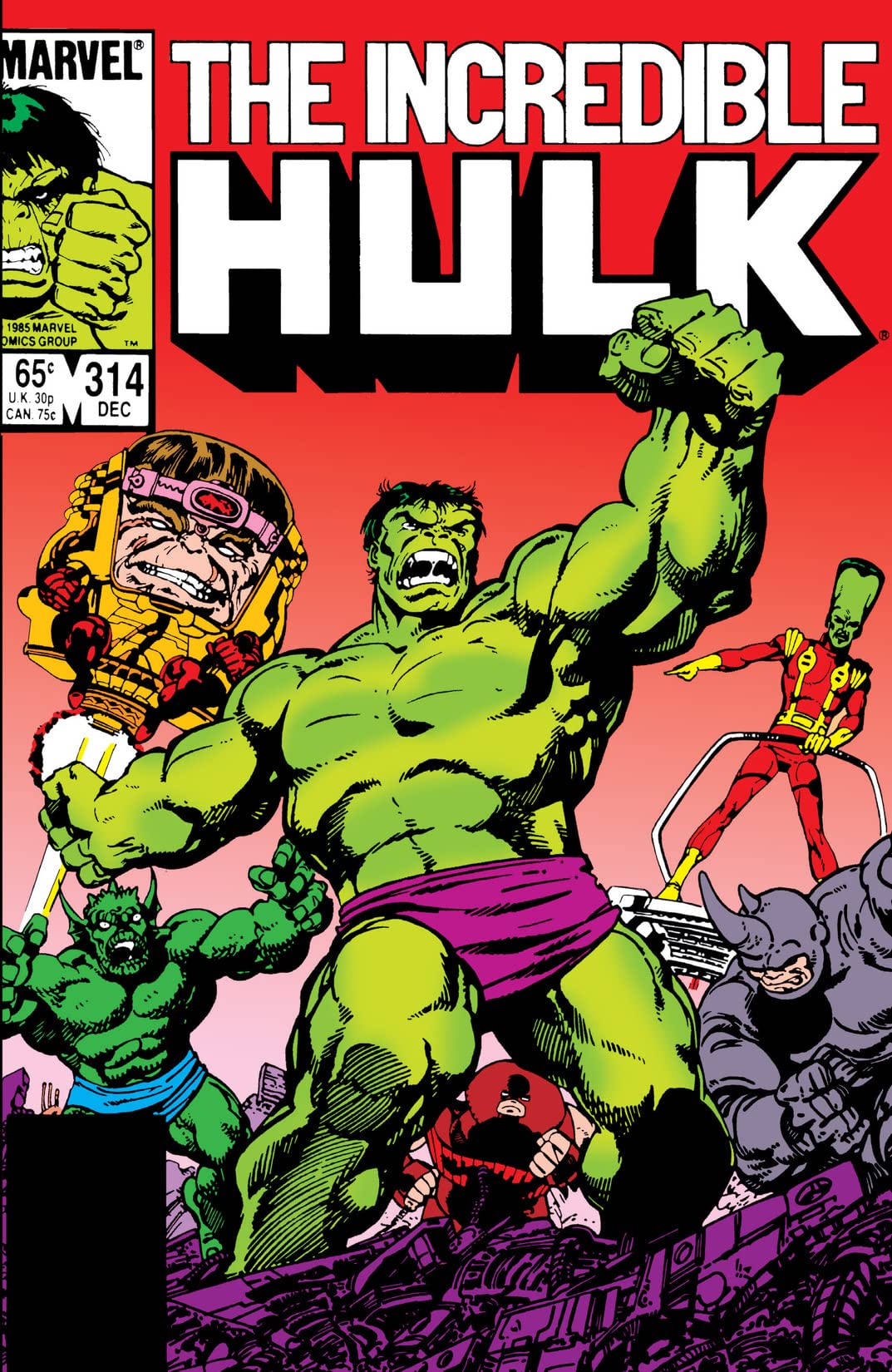 The Incredible Hulk #314 cover