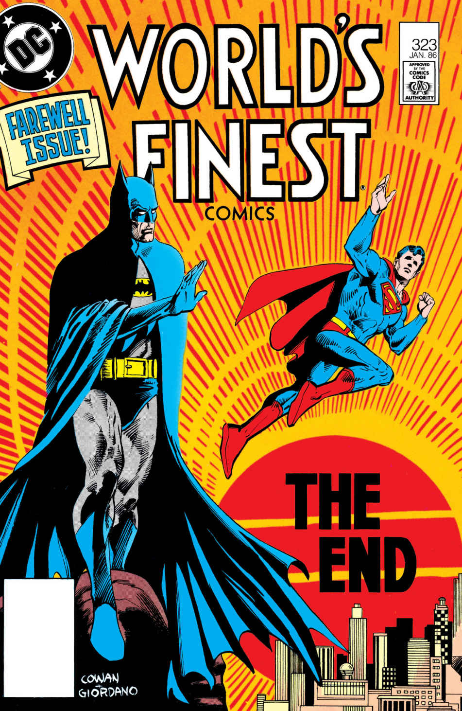 World's Finest Comics #323 cover